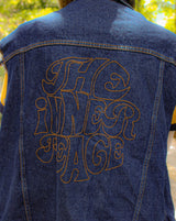 내면의 평화 데님 조끼