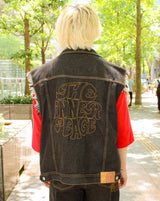 내면의 평화 데님 조끼