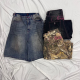 Ninety Girl Logo Buggy Jorts