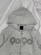 OG标志拉链连帽衫