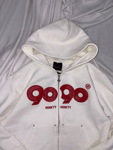 OG标志拉链连帽衫