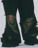 Boro Cut-Out Buggy Denim