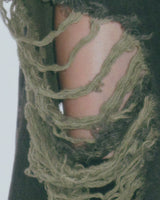 Boro Cut-Out Buggy Denim