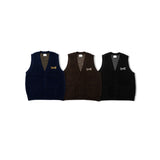 蓬鬆的針織背心