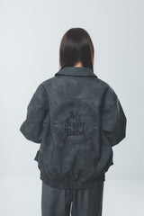 FAUX LEATHER BLOUSON