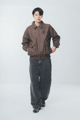 FAUX LEATHER BLOUSON