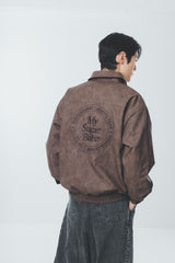 FAUX LEATHER BLOUSON