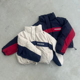 reversible puffy jacket