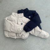 reversible puffy jacket