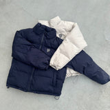 reversible puffy jacket
