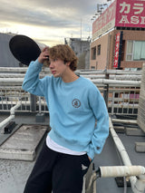 Side Zip Circle Logo Sweat