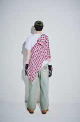 King Logo Buggy Denim Pants