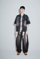 King Logo Vintage Denim S/S Shirt