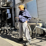 N logo side-zip nylon pants