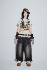 King Logo Vintage Tapered Pants