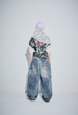 King Logo Double Knee Buggy Pants