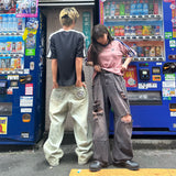 King Logo Damage Buggy Denim