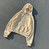 the inner peace logo zip hoodie