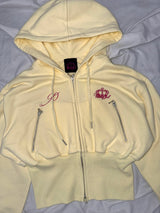 Ninety Girl Shaped Zip Hoodie