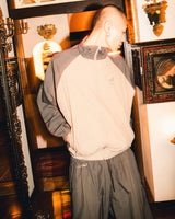 N logo side-zip nylon pants