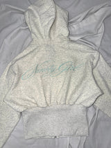 Ninety Girl Shaped Zip Hoodie