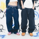 Rigid CMT ruler denim pants