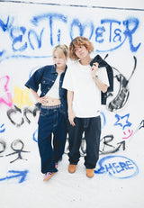 단단한 CMT 통치자 데님 셔츠