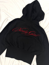 Ninety Girl Shaped Zip Hoodie