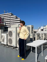 chain logo patch half zip