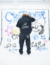 단단한 CMT 통치자 데님 셔츠