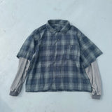 OMBRE襯衫對接L/S T卹