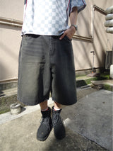 Studs Buggy Denim Shorts