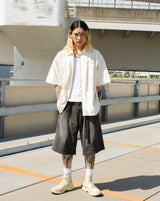 genzai Chain Baggy Denim Half Pants