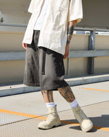 genzai Chain Baggy Denim Half Pants