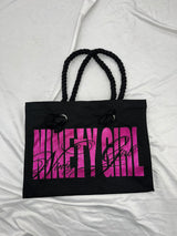 Ninety Girl Canvas Rope Tote Bag