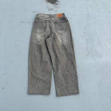 Studs Damage Buggy Denim