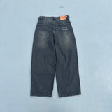 Studs Damage Buggy Denim