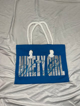 Ninety Girl Canvas Rope Tote Bag
