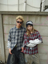 OMBRE襯衫對接L/S T卹