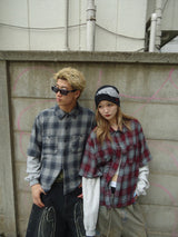 OMBRE襯衫對接L/S T卹