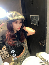 Rhinestone yung logo ss tee