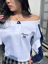 Off Shoulder Soccer Shirts