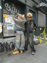 Heisei Logo Buggy Ballon Denim Pants