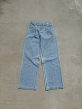 slim straight denim