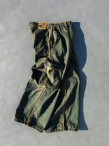 genzai寬鬆的牛仔貨物褲