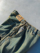 genzai寬鬆的牛仔貨物褲