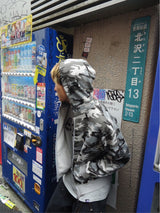 Heisei徽標熱拉鍊連帽衫