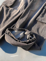 genzai寬鬆的牛仔貨物褲