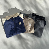 “ N”徽標技術尼龍軌道夾克