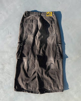 genzai寬鬆的牛仔貨物褲